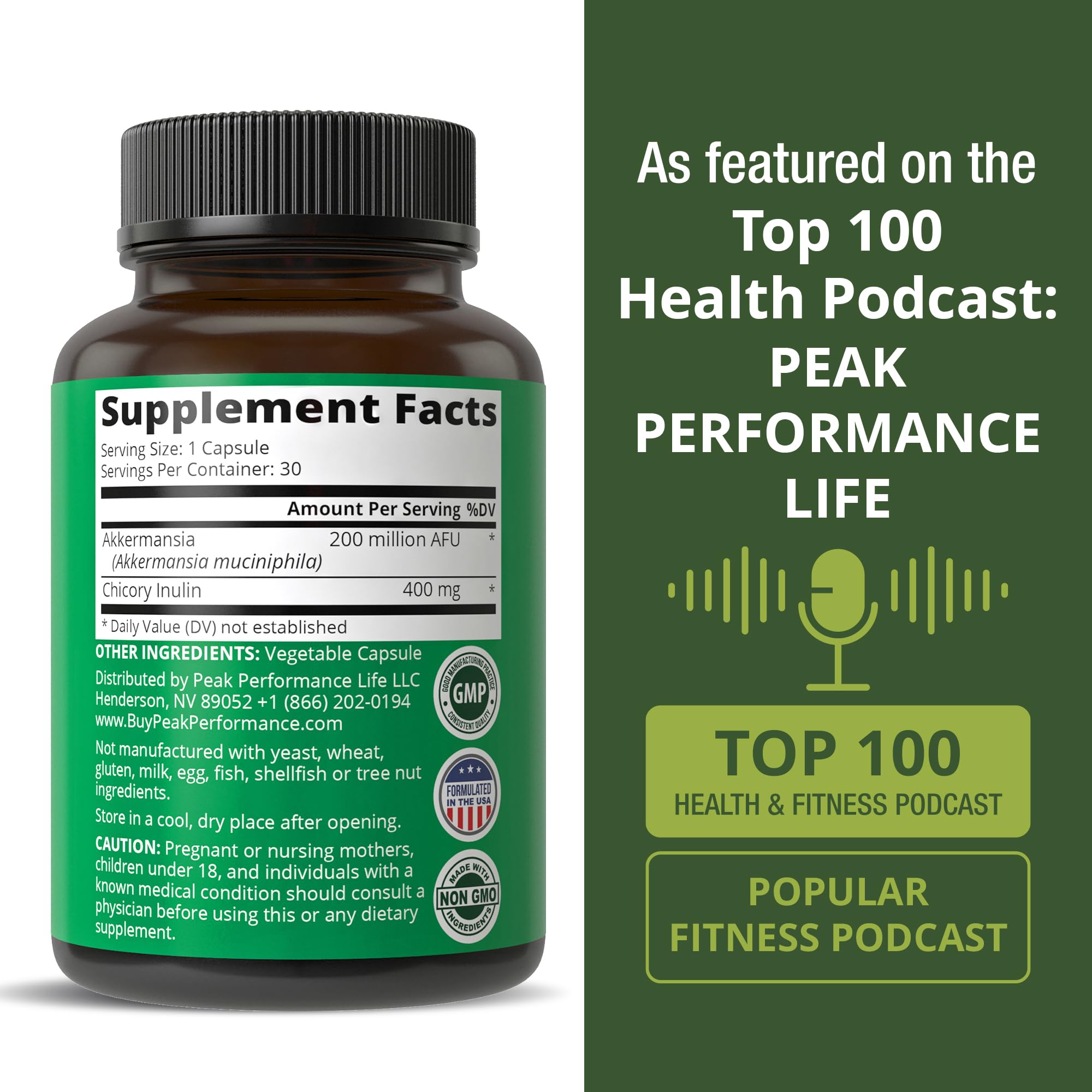 Peak Performance certificado de terceros que respalda pureza y potencia