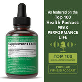 Peak Performance etiqueta con ingredientes y certificaciones, transparencia y calidad