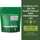 Peak Performance batido en gimnasio integrando creatina sin sabor
