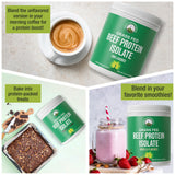 Peak Performance etiqueta nutricional con información sin azúcar ni lactosa