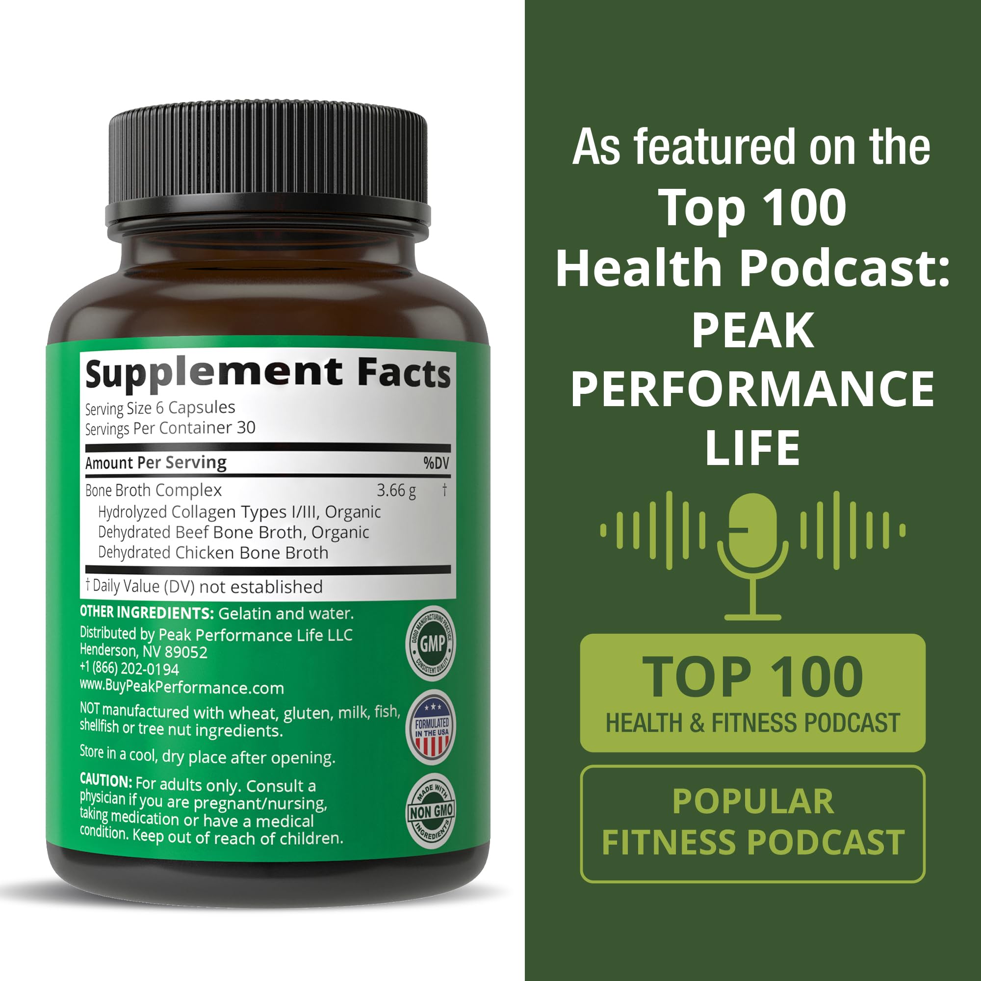 Peak Performance ganado en pastura que indica origen alimentado con pasto