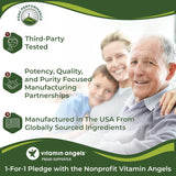 Peak Performance compromiso 1-por-1 con Vitamin Angels representado visualmente