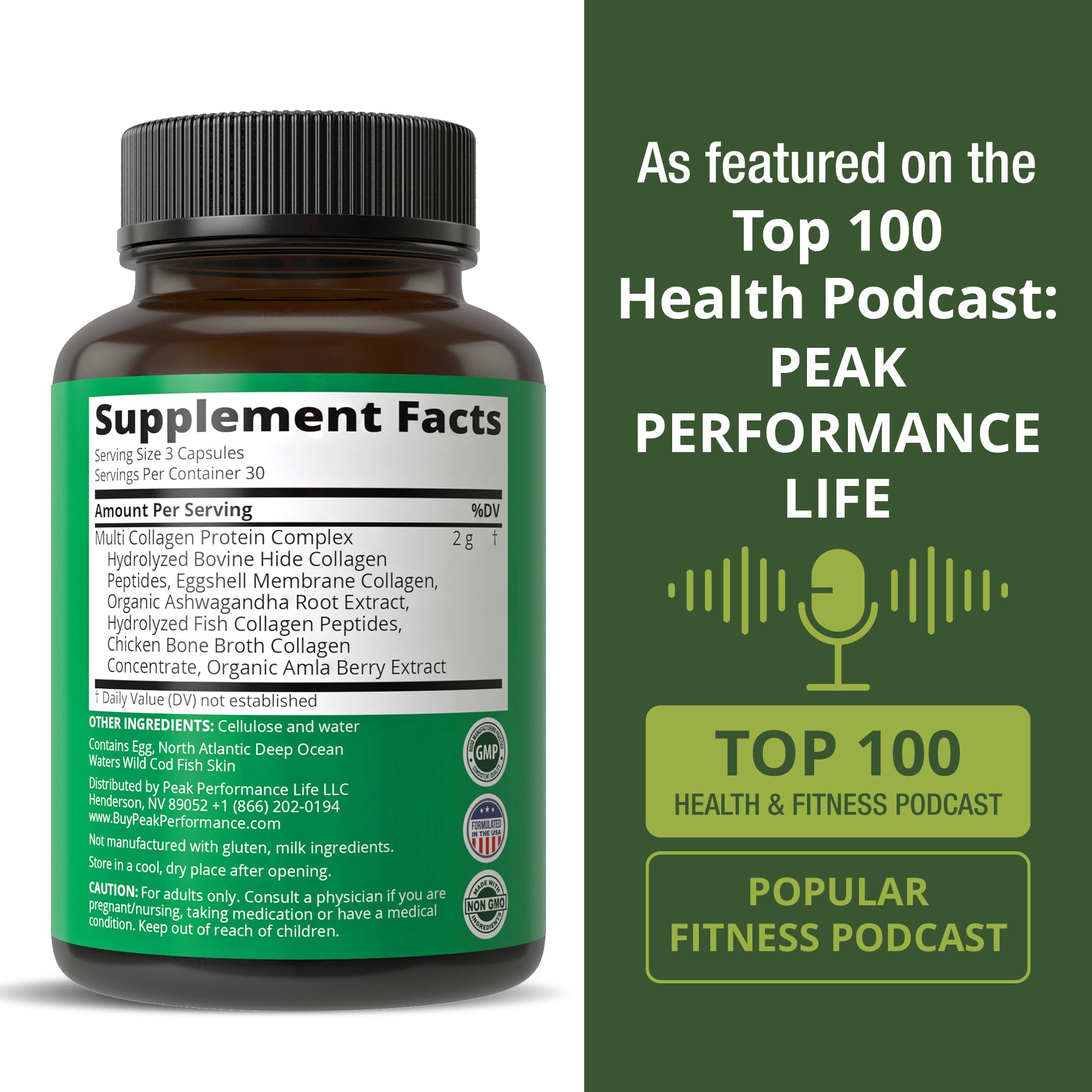Peak Performance visual del programa 1-por-1 con Vitamin Angels y impacto