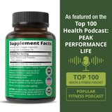 Peak Performance cápsulas junto a rutina matutina indicando integración fácil en el día a día