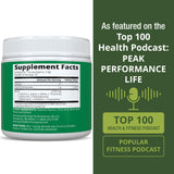 Peak Performance uso durante entrenamiento para energía y recuperación