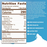 Peak Protein barra junto a regla para comparar tamaño y porción