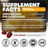 Peak Revival-X etiqueta nutricional legible para confianza y dosificación
