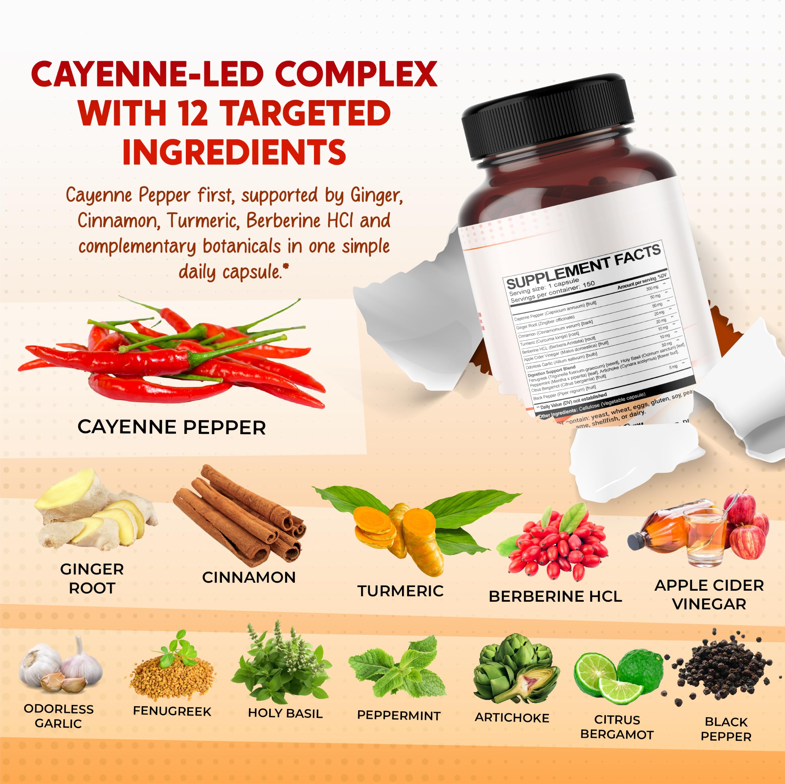 PEAKPURY etiqueta con lista de ingredientes para confianza y transparencia