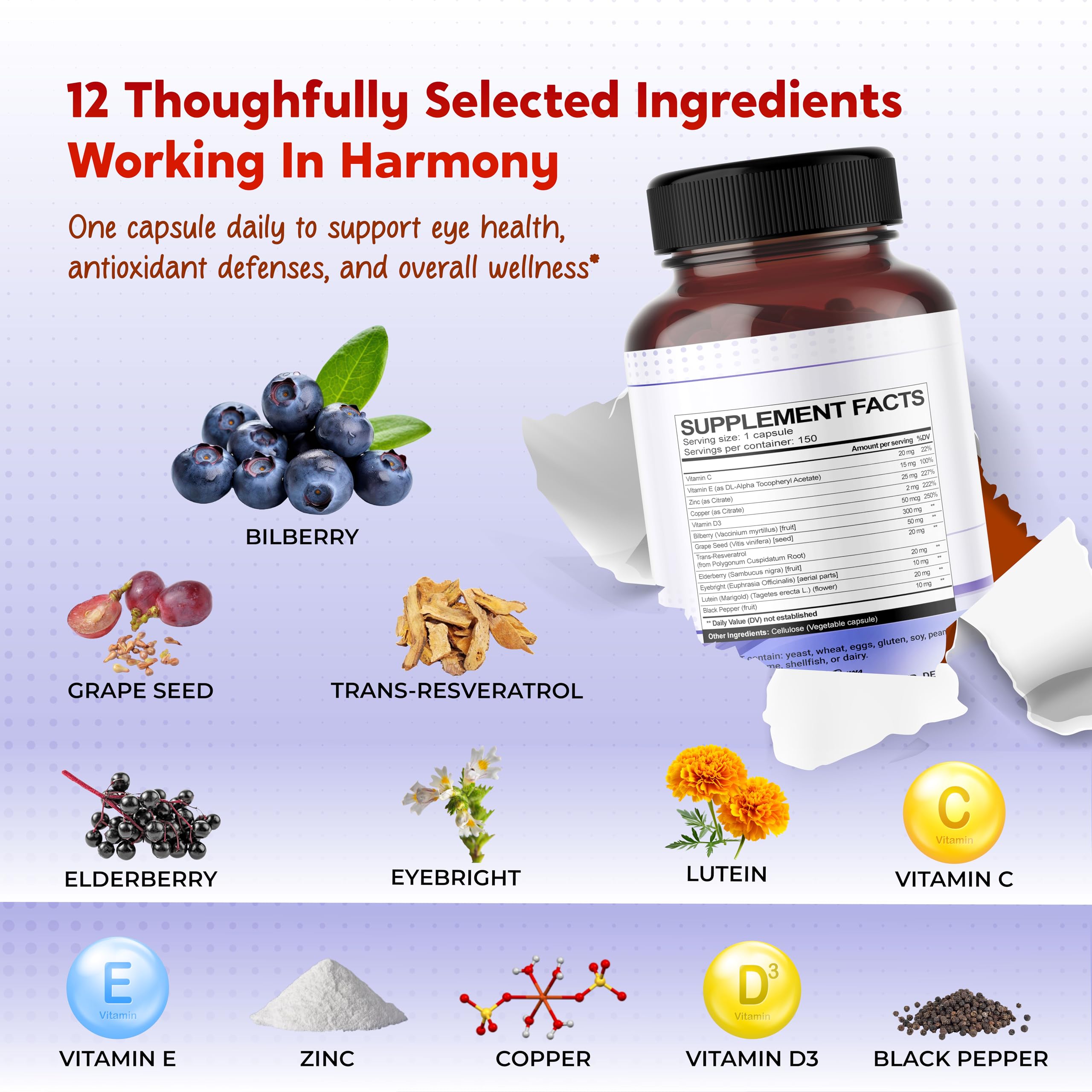 PEAKPURY detalle de la etiqueta con ingredientes y certificaciones visibles