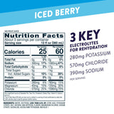 Pedialyte Iced Berry en refrigerador familiar listo para reponer electrolitos