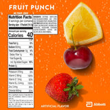 Detalle de etiqueta Pedialyte con vitaminas y zinc, Pedialyte apoyo nutricional claro