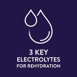 Familia usando Pedialyte después de actividad para recuperar electrolitos