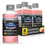 Pedialyte botella frontal pack de 4 mostrando presentación y conveniencia