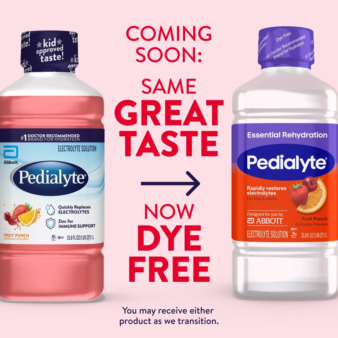 Pedialyte pack de cuatro botellas listo para reemplazar líquidos rápidamente