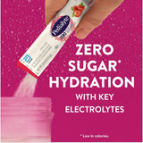 Polvo de Pedialyte en primer plano mostrando textura fina y disolución rápida