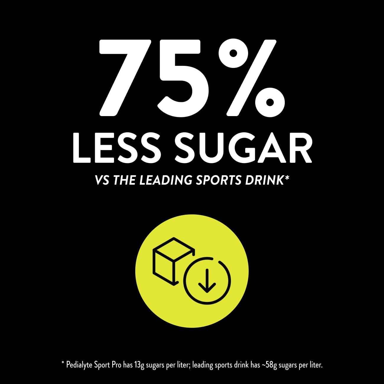Pedialyte Sport Pro textura del polvo en cuchara, mezcla rápida y sin grumos