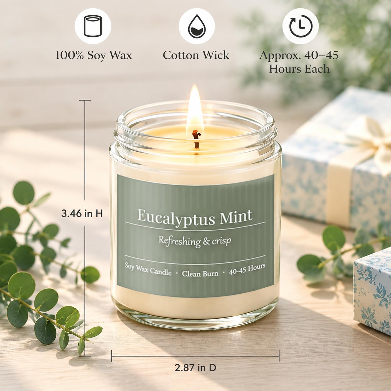 PELN Coconut Lime encendida en baño, crea ambiente relajante y tropical