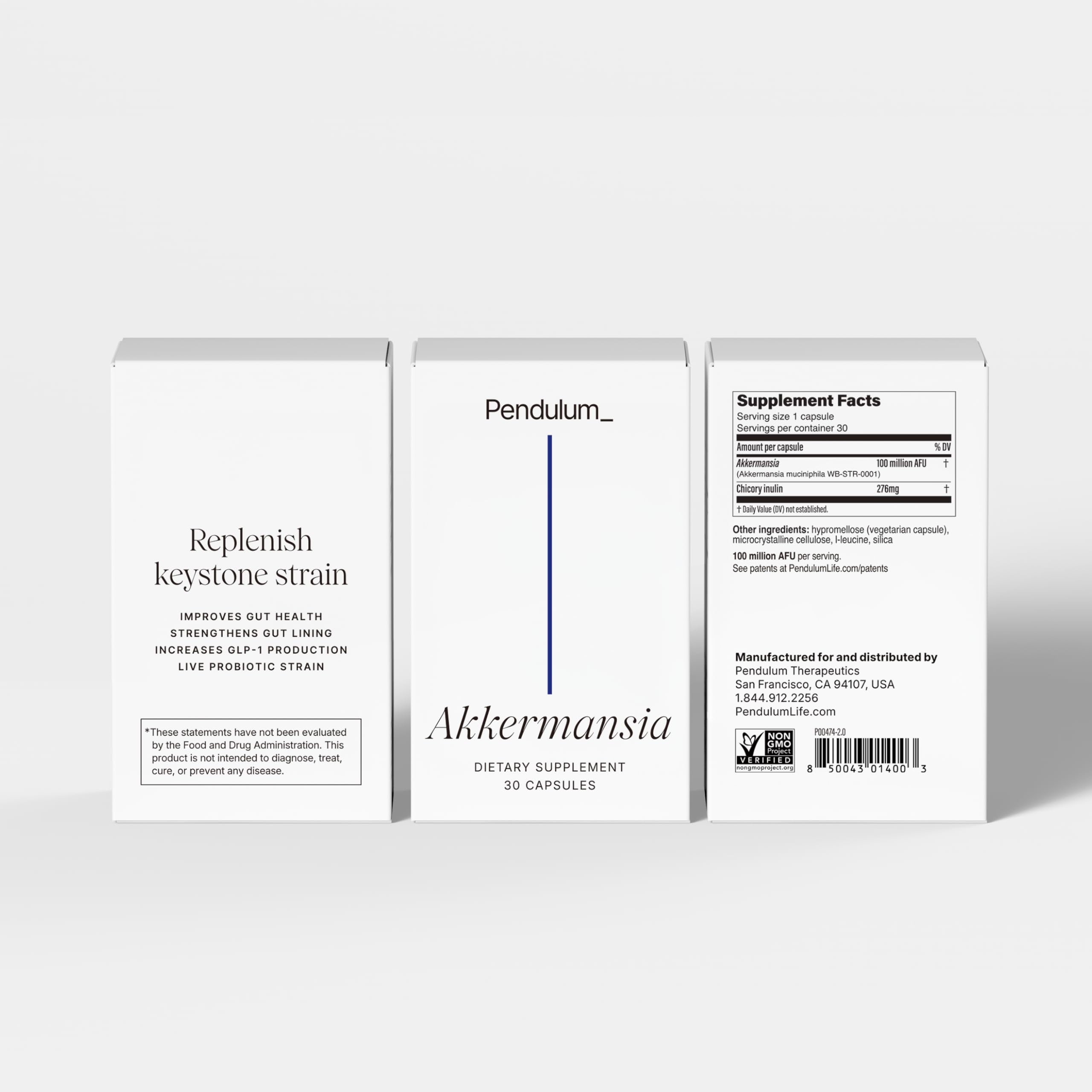 Pendulum etiqueta nutricional detalle, certificación y pruebas por terceros