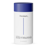 Pendulum frasco frontal mostrando etiqueta clara y beneficios para el microbioma