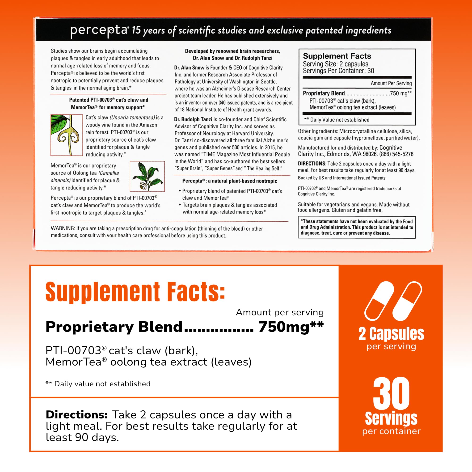 Percepta cápsula en primer plano destaca textura y formulación vegetal