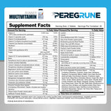 PEREGRUNE primer plano de tabletas resaltando textura y fácil ingesta