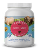 Perfect Supplements envase frontal mostrando gelatina pura y beneficios