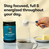 Perfect Keto integrado en batido proteico, aporta energía y textura cremosa