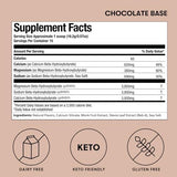 Perfect Keto etiqueta nutricional mostrando ingredientes BHB y electrolitos
