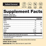 Perfect Keto etiqueta e ingredientes visibles, información transparente y limpia