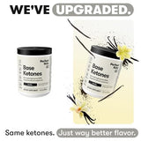 Perfect Keto polvo en cuchara con textura fina, muestra solubilidad y mezcla rápida