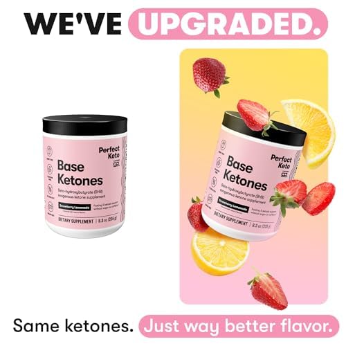 Perfect Keto polvo textura en primer plano, mezcla fácil y sin grumos