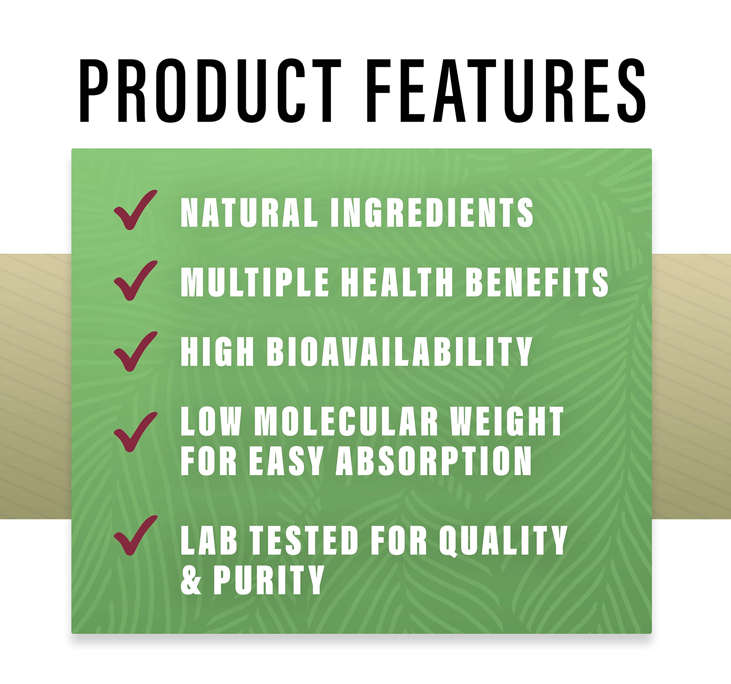 Perfect Supplements etiqueta con lista de ingredientes y certificaciones