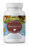 Perfect Supplements frasco frontal mostrando 120 cápsulas y beneficios nutricionales