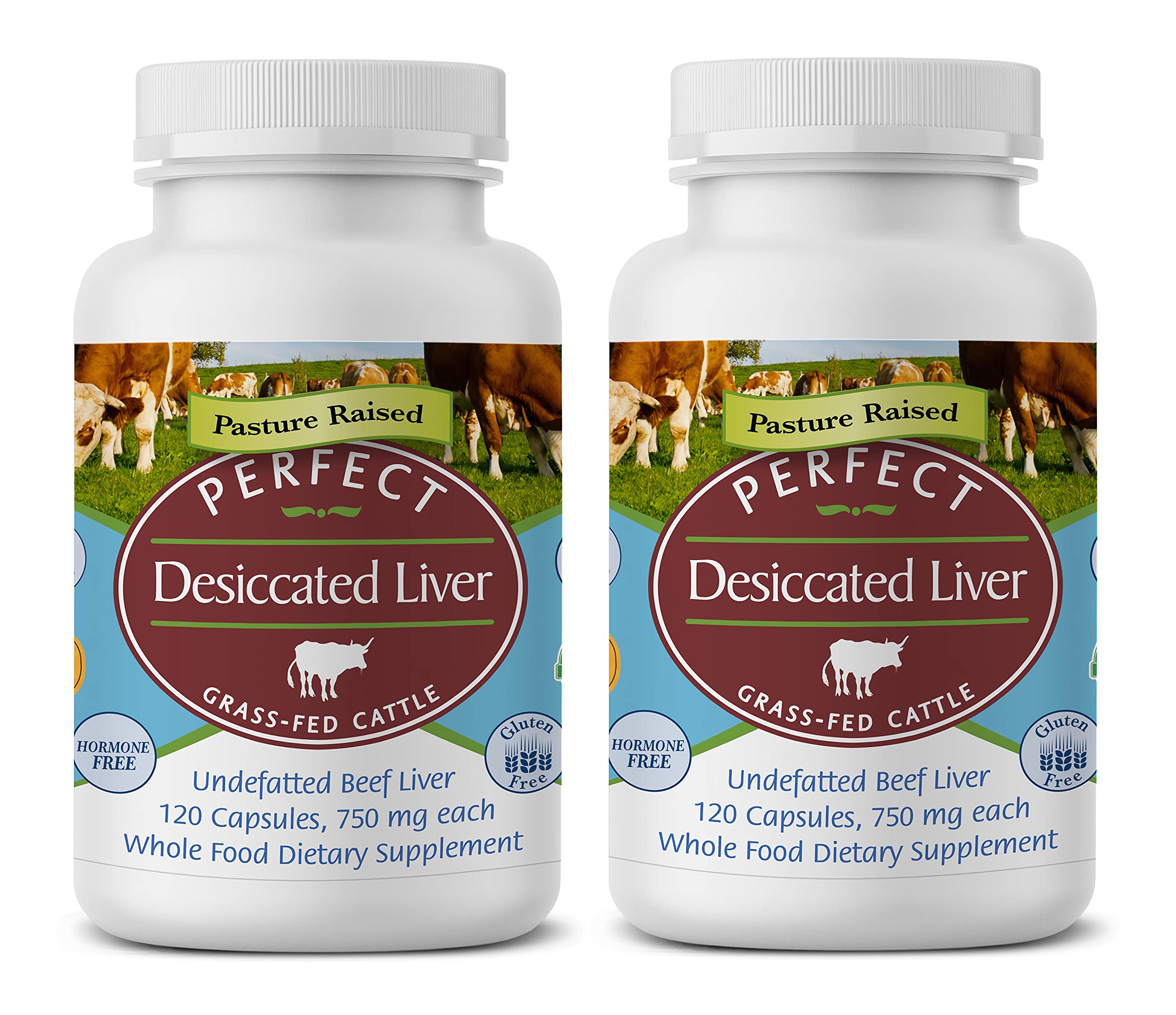 Perfect Supplements frontal del envase mostrando el pack doble y la etiqueta clara de nutrientes