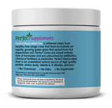 Perfect Supplements polvo mezclado en batido para nutrición rápida