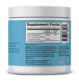 Perfect Supplements primer plano del polvo mostrando textura fina y fácil disolución