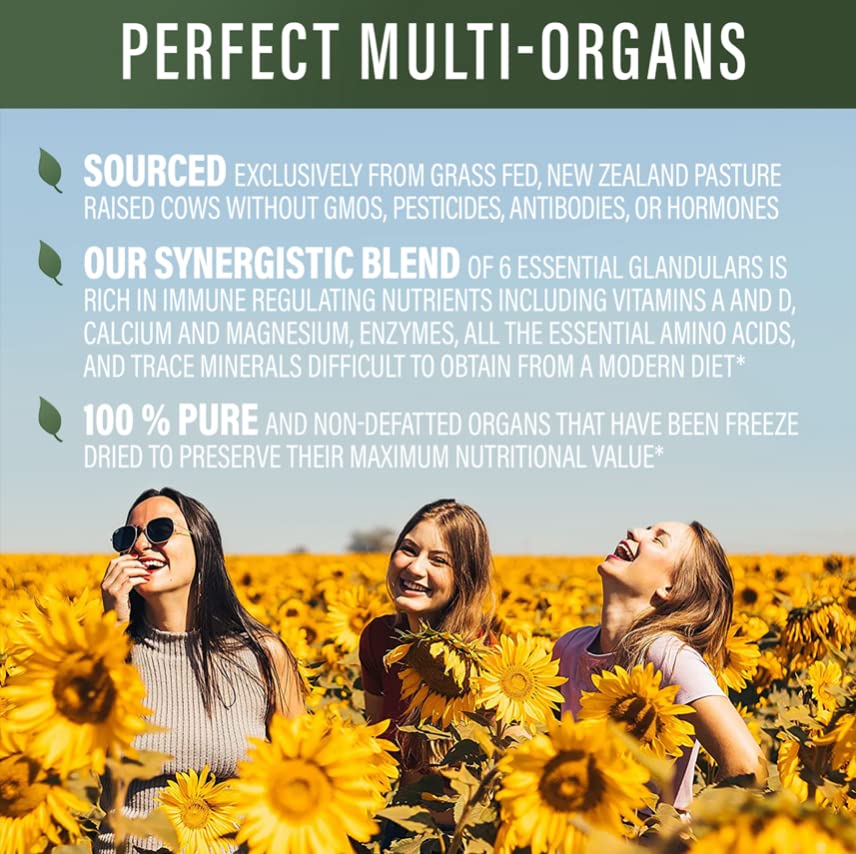 Perfect Supplements detalle de textura liofilizada que preserva nutrientes naturales
