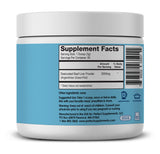 Perfect Supplements primer plano de textura de polvo, fácil disolución