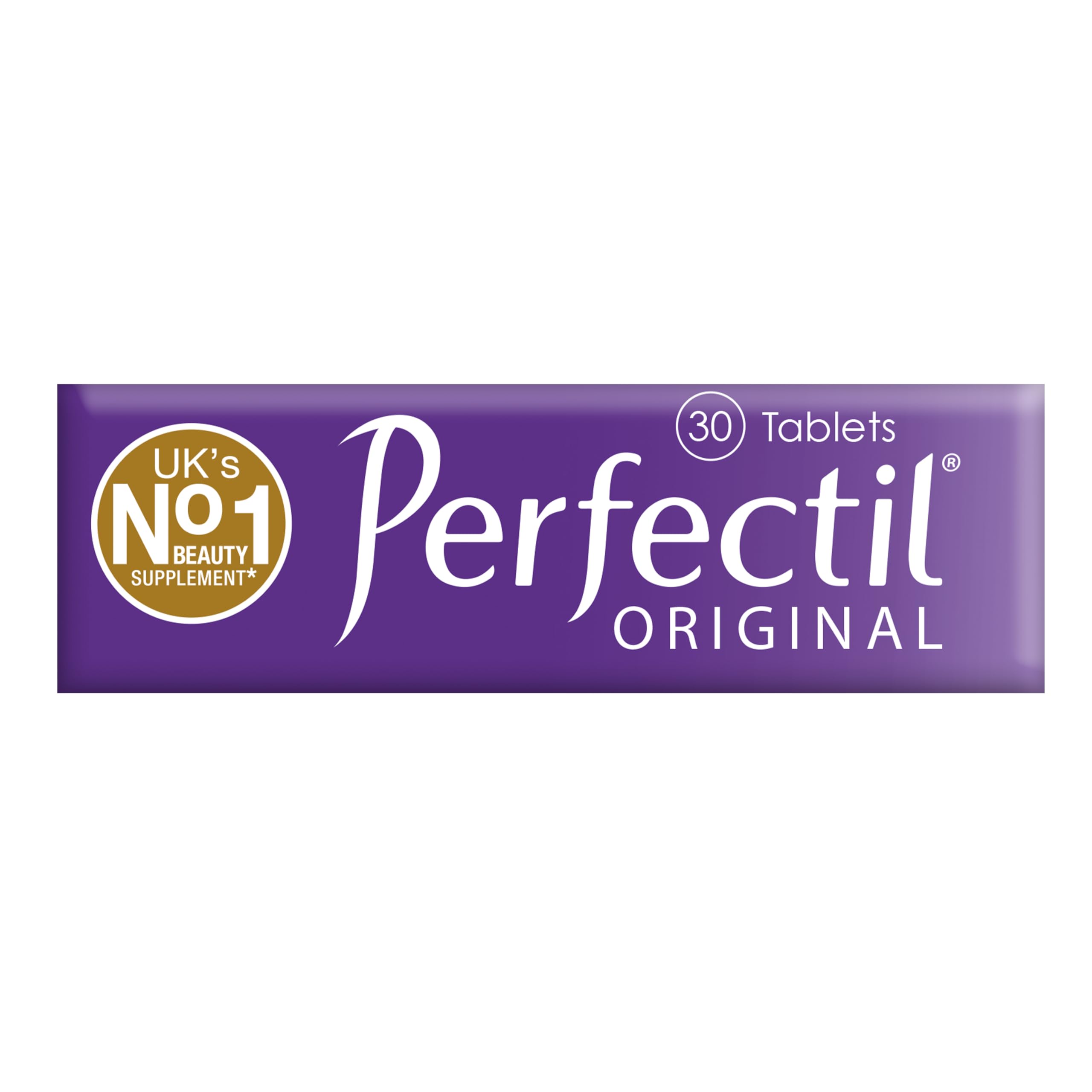 Lifestyle en baño con Perfectil sobre estante, sugiere integración en rutina