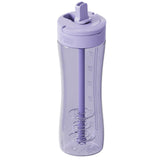 PerfectShaker Luma vista frontal lavanda con cierre hermético, ideal para transporte