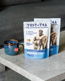 Performance Enhancing Teas Test-Tea comparación de tamaño y contenido por bolsita