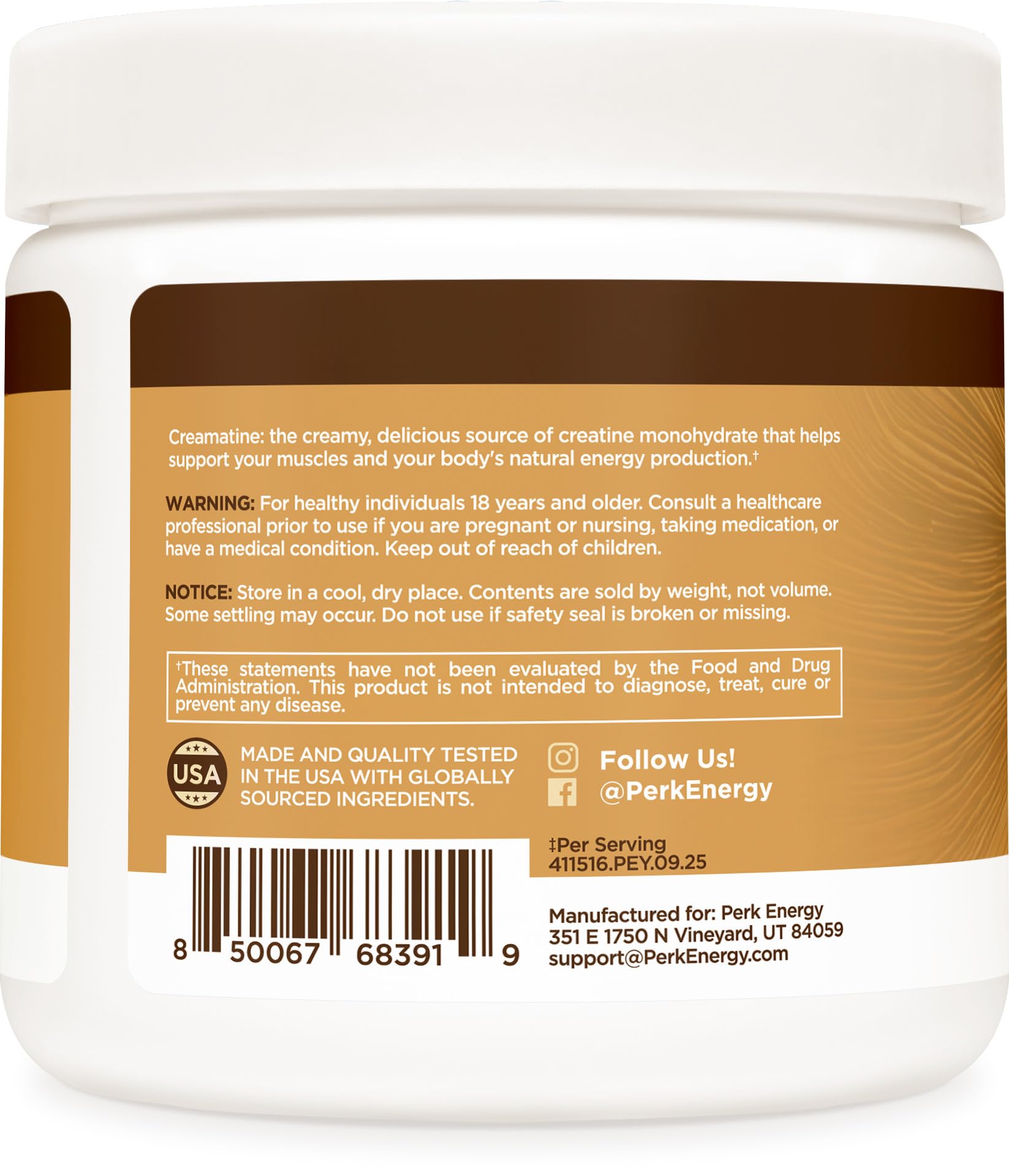 Perk Creamatine mezclado en café demostrando cremosidad y conveniencia
