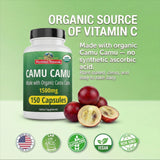 Peruvian Naturals detalle de cápsulas veganas, textura suave fácil de tragar