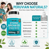 Peruvian Naturals etiqueta detallada con certificación GMP visible