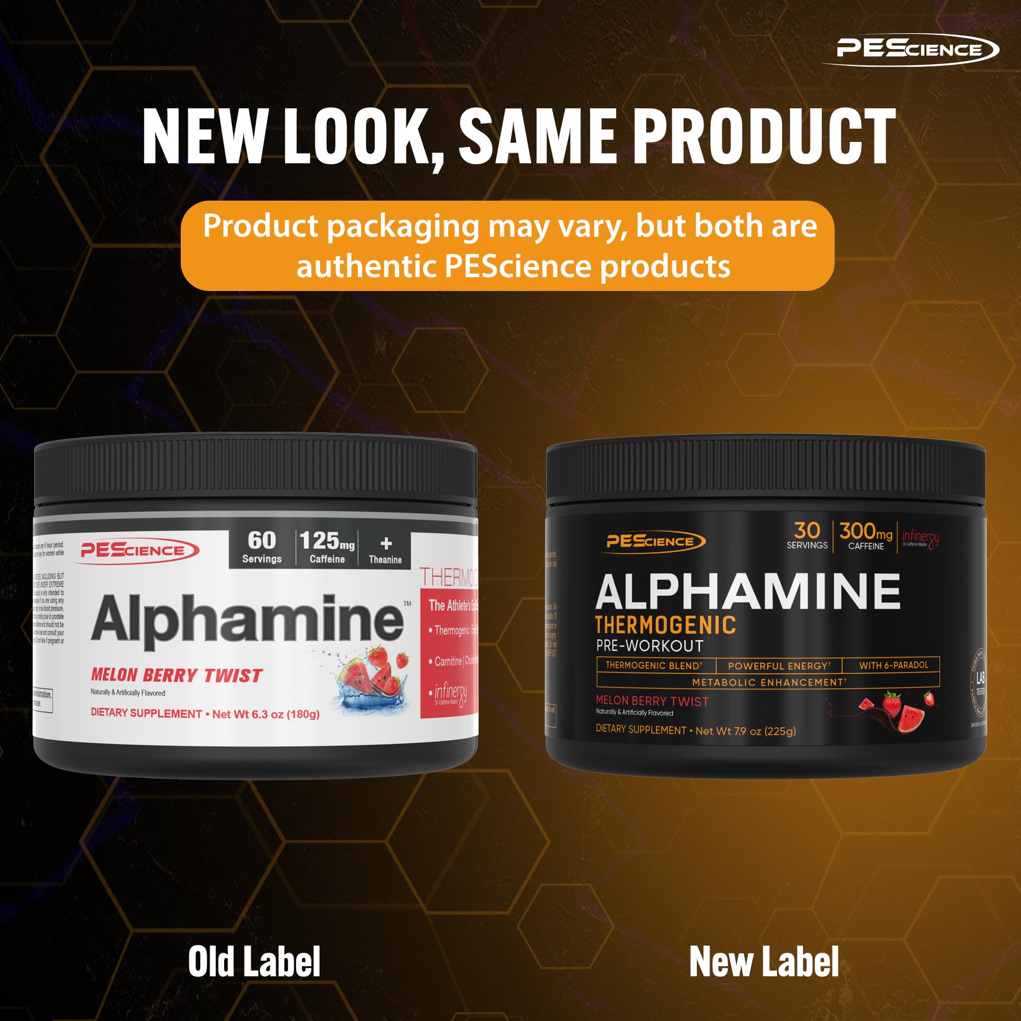 PEScience Alphamine preparado en vaso listo para consumo y energía sostenida