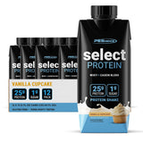 PEScience botella frontal mostrando la etiqueta y beneficio de 25 g proteína