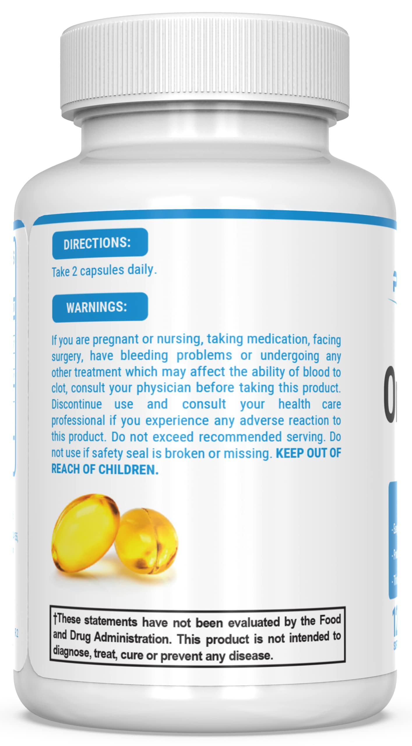 PEScience cápsula en mano mostrando tamaño y fácil de tragar