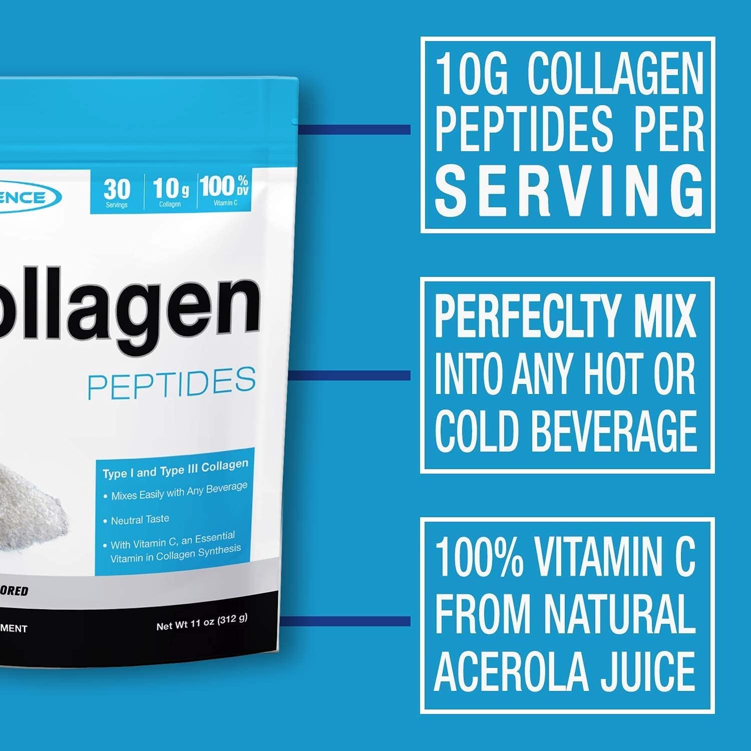 PEScience en taza mostrando disolución en bebida caliente, uso práctico