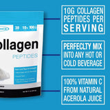 PEScience en taza mostrando disolución en bebida caliente, uso práctico