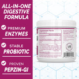 PEScience cuchara junto al bote para comparar tamaño de la porción
